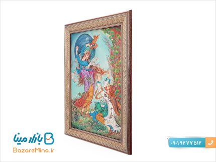 انواع صنایع دستی و هنرهای دست ساز ایرانی تابلو نقاشی مینیاتور