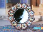 آینه با قاب خاتم کاری