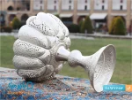 میوه خوری قلمزنی مشبک نقره نما