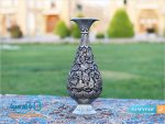 گلدان مسی قلمزنی