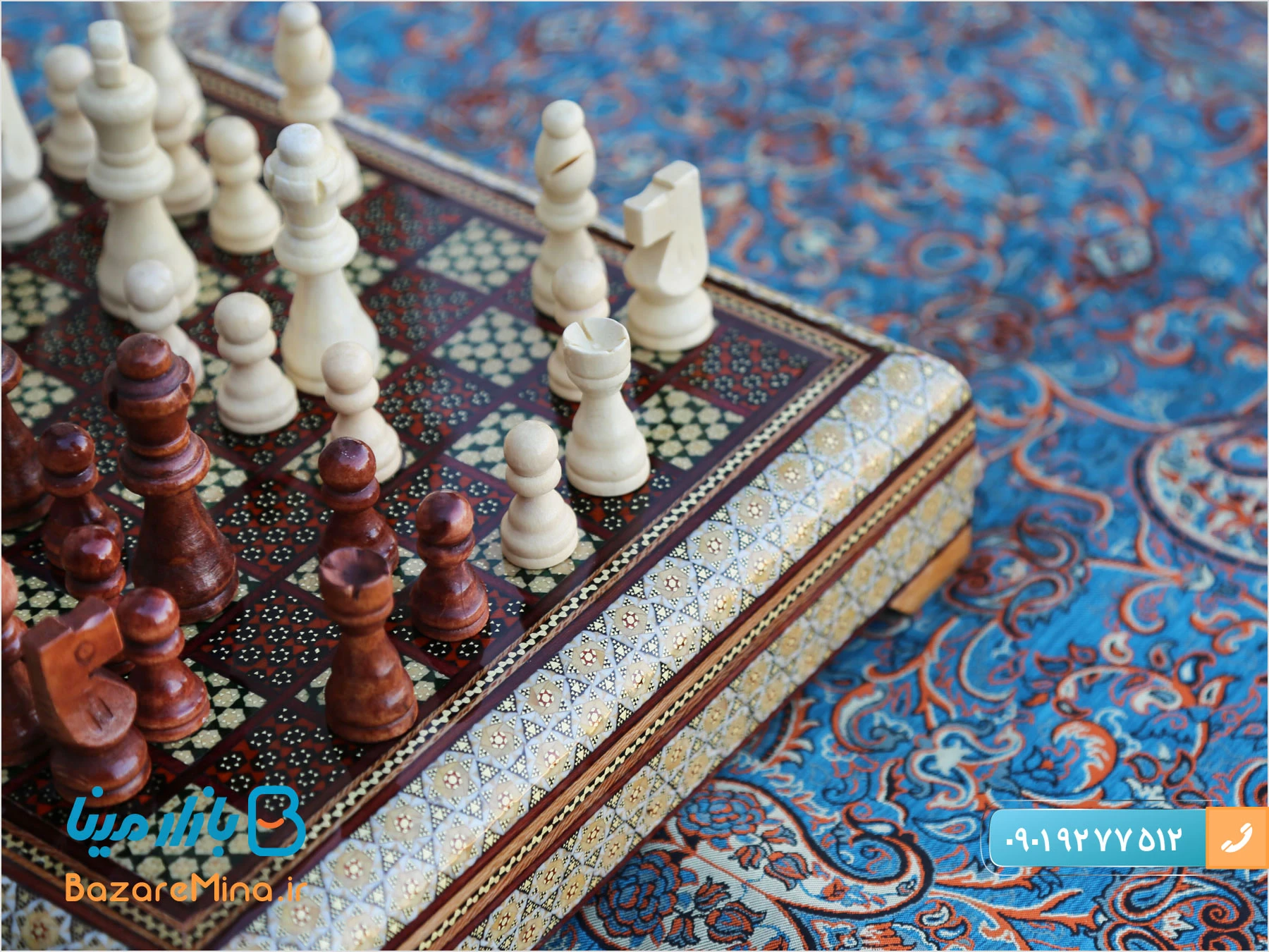 خاتم در معرق کاری اصفهان چیست؟ خاتم در معرق کاری