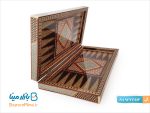 تخته نرد خاتم کاری