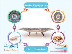 شیرینی خوری قلمزنی نقره نما