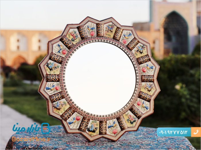 آینه دیواری خاتم کاری