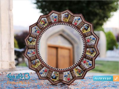 آینه دیواری خاتم کاری