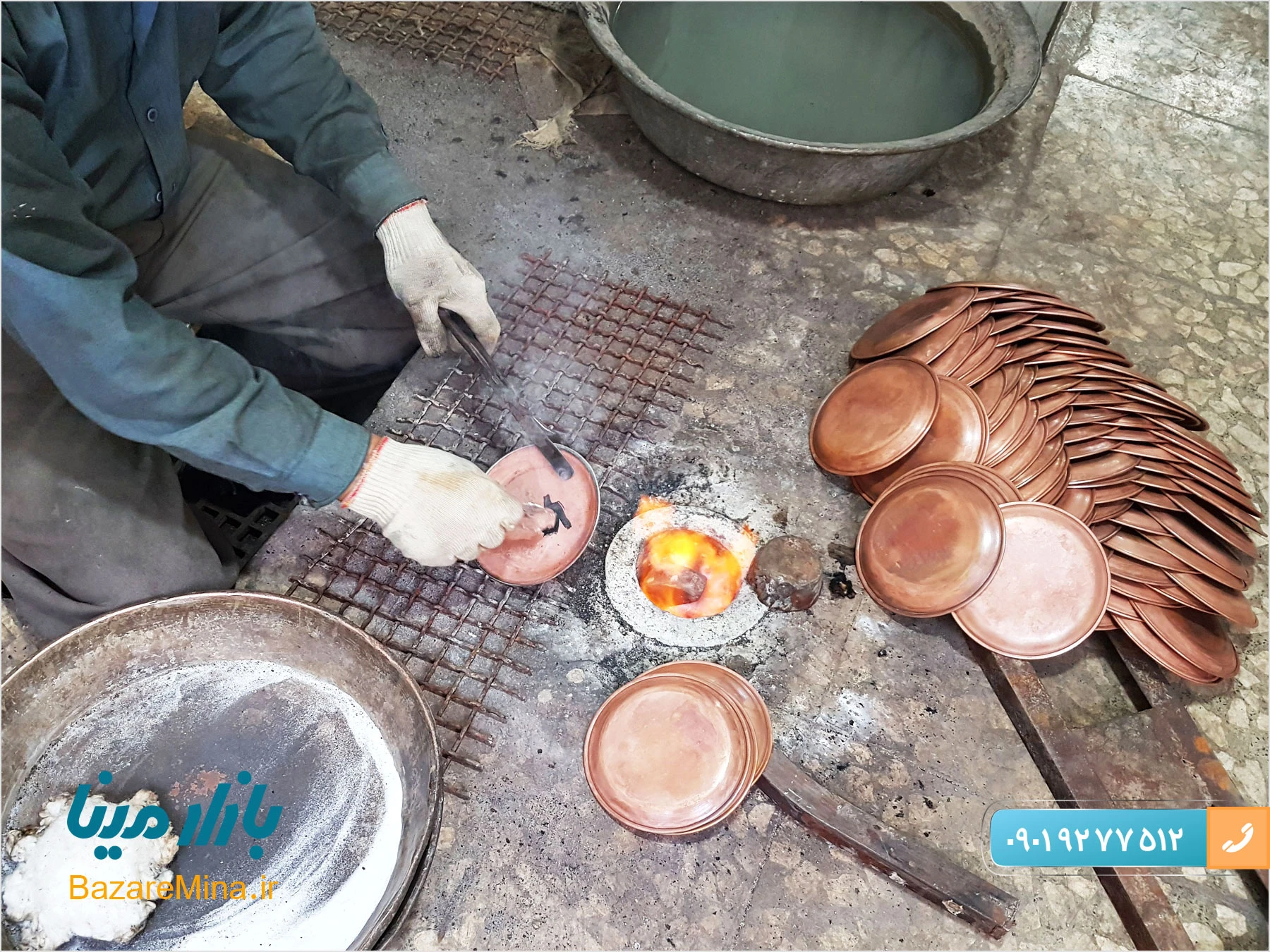 فروش عمده ظروف مسی