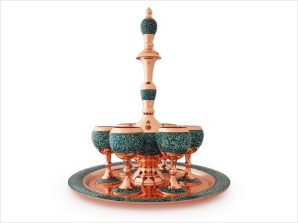ست شربت خوری فیروزه کوبی