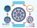 بشقاب میناکاری ترنج برجسته استاد اسماعیلی