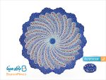 بشقاب میناکاری بر روی فلز مس اثر استاد مرتضی اسماعیلی