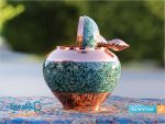 قندان فیروزه کوبی مدل سیبی