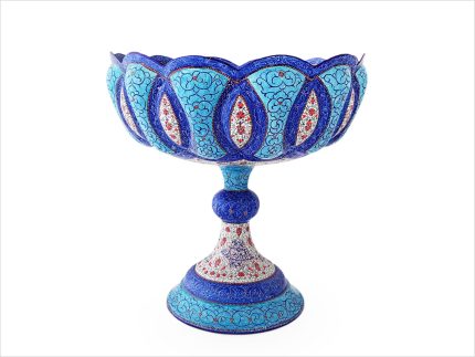 میوه خوری مسی میناکاری