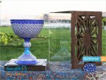 سنگاب میناکاری استاد مرتضی اسماعیلی