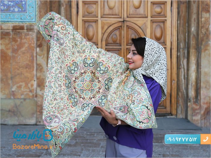 ترمه 5 تکه هاشمی طرح ستایش