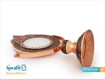 آینه گرد تاج دار تشعیر برند آقاجانی