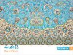 رومیزی ترمه هاشمی طرح شاه پرند