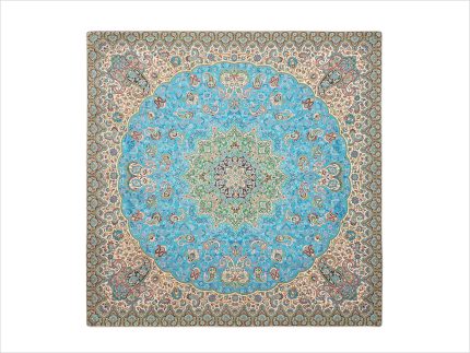 رومیزی ترمه هاشمی طرح شاه پرند