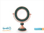 آینه گرد فیروزه کوب برند آقاجانی