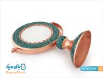 آینه گرد فیروزه کوب برند آقاجانی