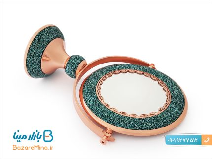 آینه گرد فیروزه کوب برند آقاجانی