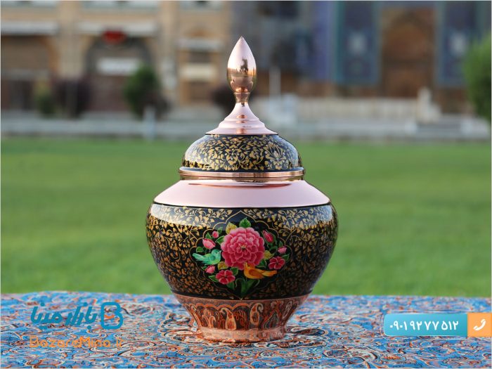 قندان سیبی بزرگ تشعیر برند آقاجانی