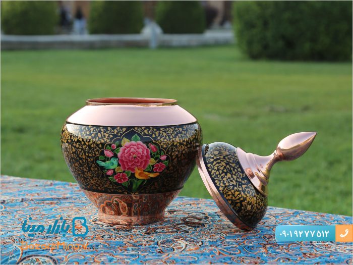 قندان سیبی بزرگ تشعیر برند آقاجانی