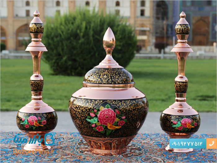قندان سیبی بزرگ تشعیر برند آقاجانی