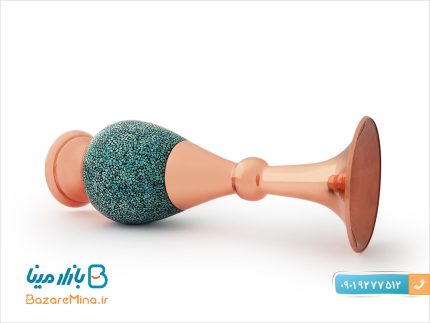 گلدان صراحی 40 سانتی فیروزه کوبی