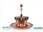 سرویس شربت خوری کوچک فیروزه کوب برند آقاجانی