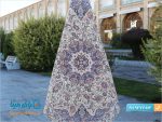 سرویس پنج تکه رومیزی ترمه مدل آذرمهر