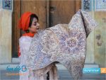 سرویس پنج تکه رومیزی ترمه مدل آذرمهر