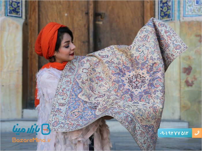 سرویس پنج تکه رومیزی ترمه مدل آذرمهر