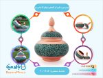 قندان فیروزه کوب اثر آقاجانی