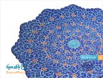 بشقاب میناکاری طرح اسلیمی
