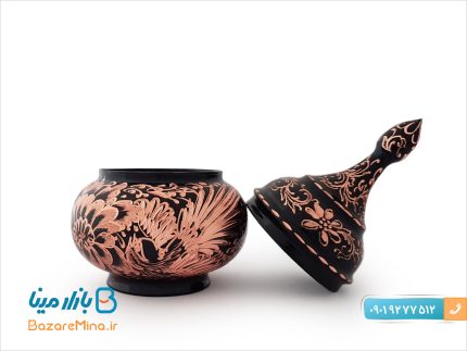 قندان مسی الماس تراش