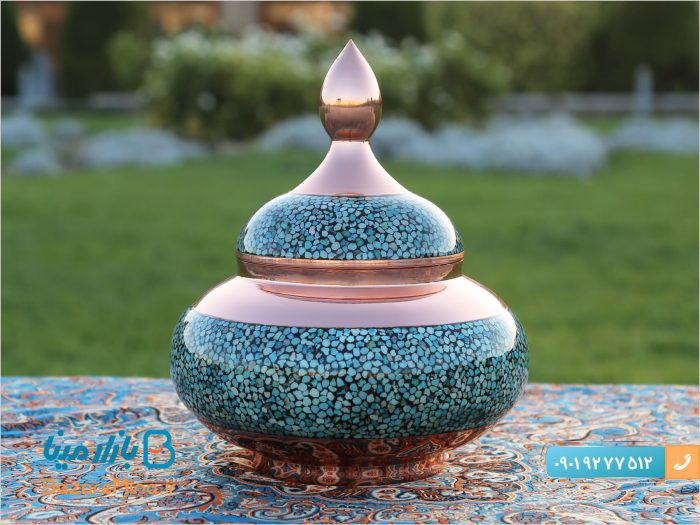 قندان فیروزه کوب اثر آقاجانی