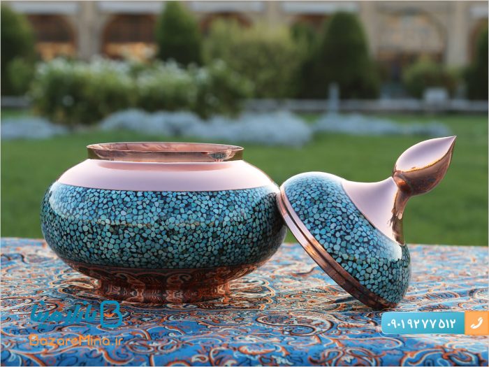 قندان فیروزه کوب اثر آقاجانی