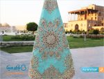 سرویس ترمه رومیزی پنج تکه هاشمی