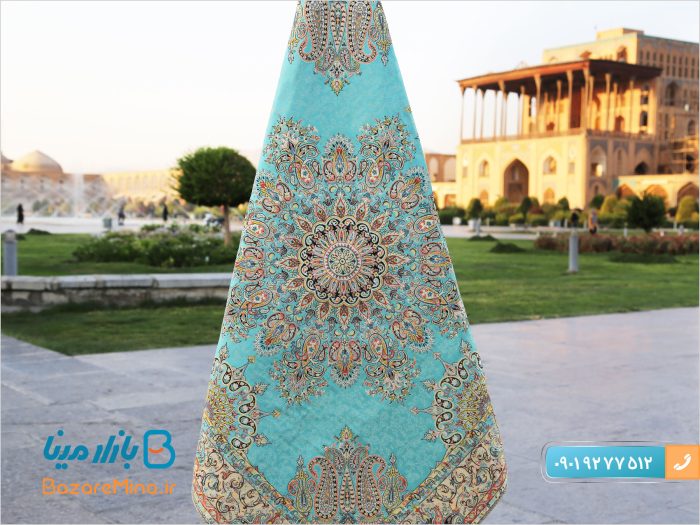 سرویس ترمه رومیزی پنج تکه هاشمی