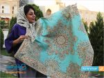 سرویس ترمه رومیزی پنج تکه هاشمی