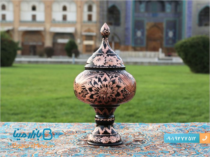 شکلات خوری حکاکی روی مس اصفهان