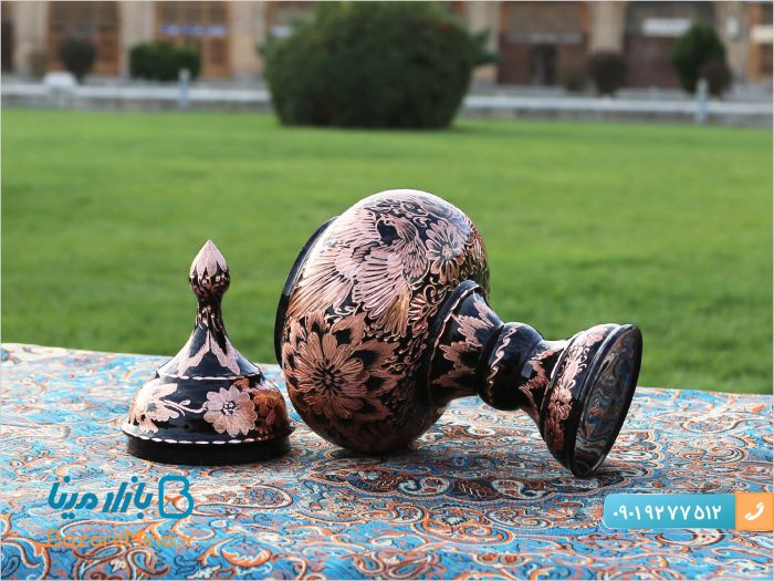 شکلات خوری حکاکی روی مس اصفهان