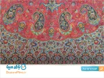 رومیزی ترمه ابریشمی هاشمی طرح شاه پسند ممتاز
