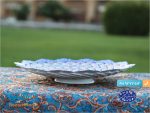 بشقاب برجسته میناکاری اثر مرتضی اسماعیلی