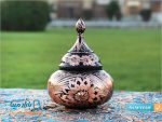 قندان الماس تراش مسی 22 سانتی