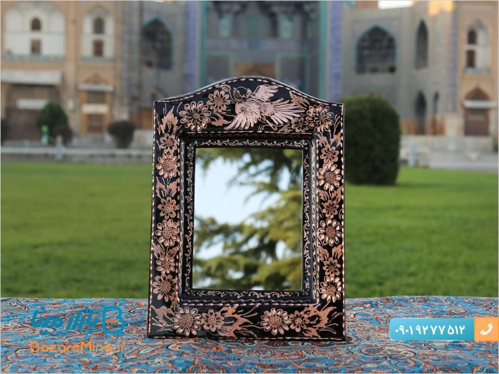 آینه الماس تراش مسی
