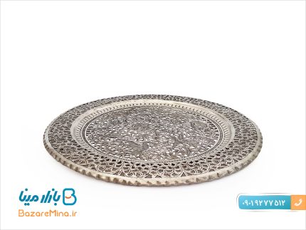 سینی مسی قلمزنی شبکه بری