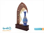تندیس گلدان میناکاری شده طرح معلم