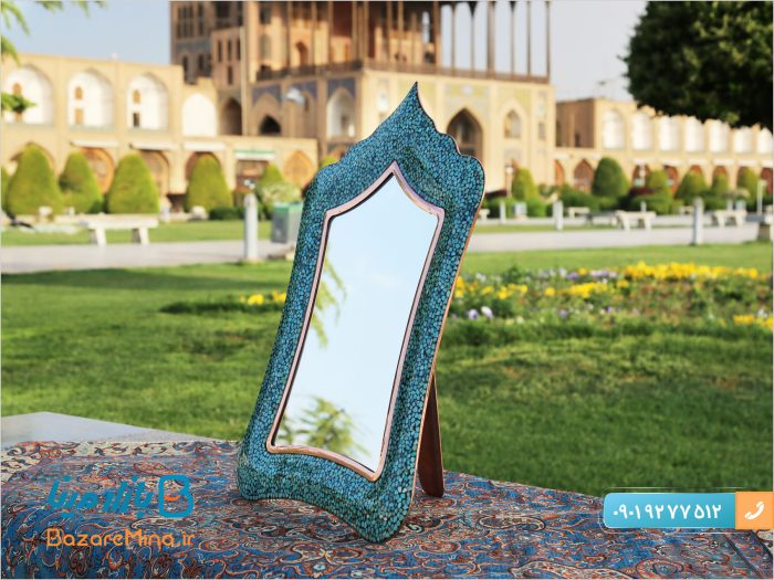 آینه فیروزه کوب برند آقاجانی