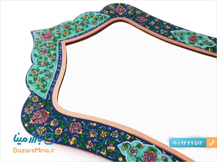 آینه مسی با نقاشی پرداز
