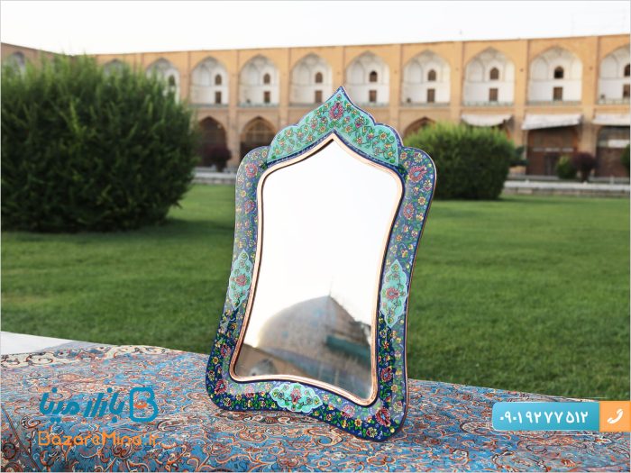 آینه مسی با نقاشی پرداز